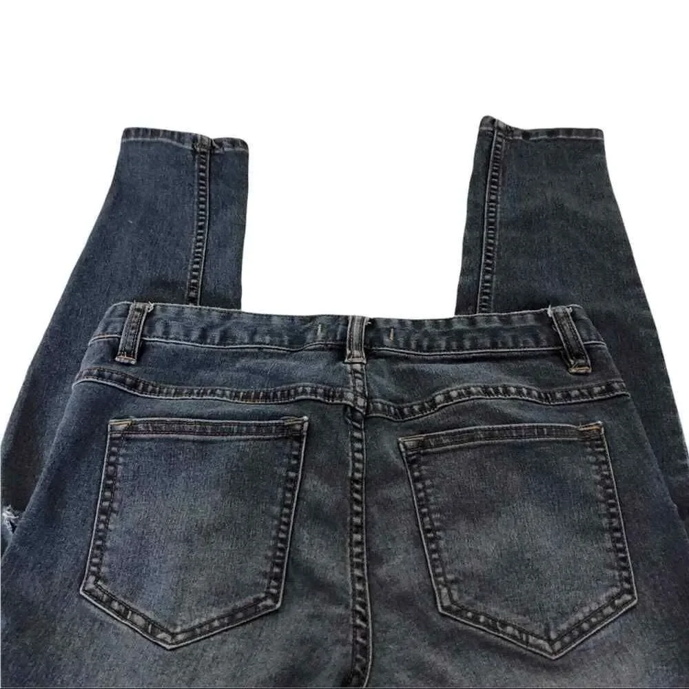 Free People Distressed Skinny Jeans